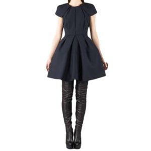 Dice Kayek Black Fit & Flare Cap Sleeves & Pockets *RARE* Find From Paris NEW